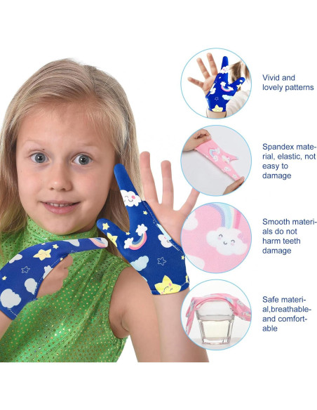 Guantes Antimordedura para Niños Janmercy 8 Estilos 8-12 Años