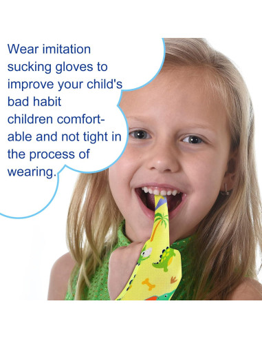 Guantes Antimordedura para Niños Janmercy 8 Estilos 8-12 Años