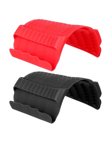 Luxshiny Protectores de Dedos de Silicona para Cortar 2 Pcs