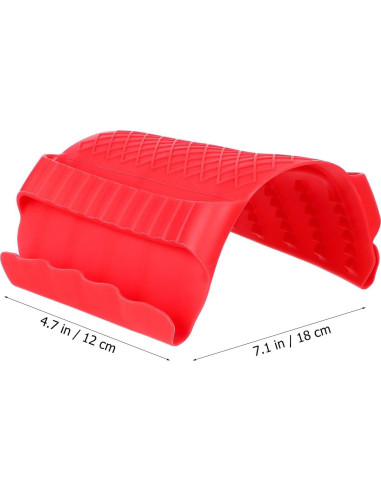 Luxshiny Protectores de Dedos de Silicona para Cortar 2 Pcs