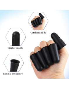 Protectores de Dedos de Silicona Thinp - 12 Pcs, 3 Tamaños 2