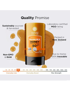 Miel de Manuka Multifloral Manuka Doctor 300 g MGO 80+ 2