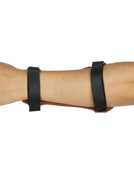 Protector de Brazo y Guantes de Arquería TOPARCHERY Marrón