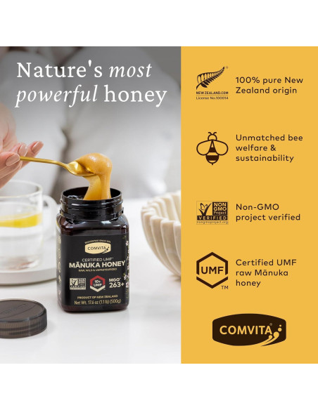Comvita Miel de Manuka UMF 10+ Cruda 500g Pura Nueva Zelanda