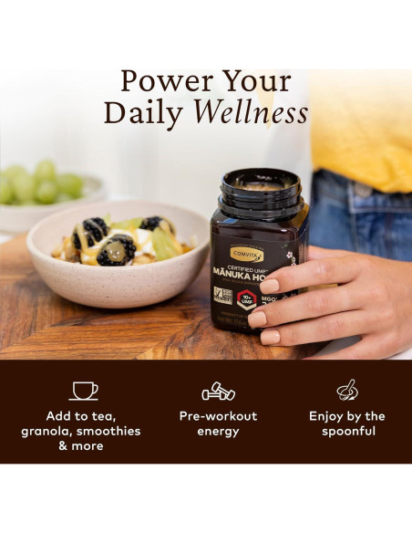 Comvita Miel de Manuka UMF 10+ Cruda 500g Pura Nueva Zelanda