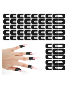 100 Protectores de Esmalte de Uñas Bremorou - Cutícula Negra