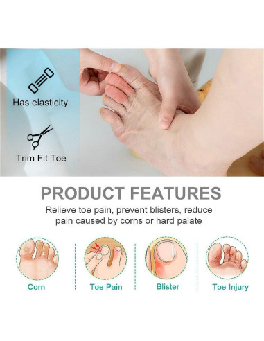 Mangas Protectores para Dedos Povihome - Paquete de 10