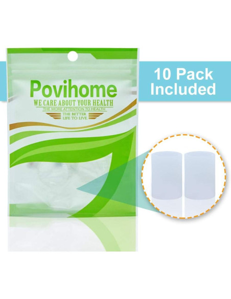 Mangas Protectores para Dedos Povihome - Paquete de 10