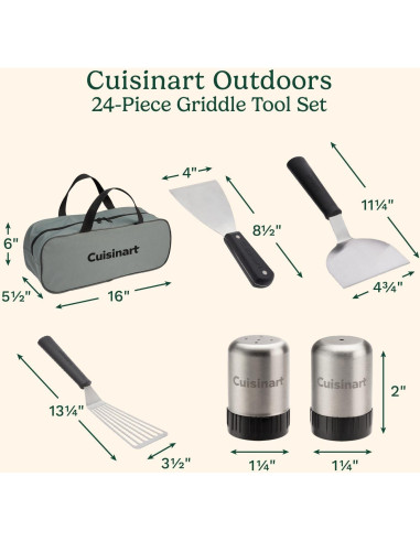 Juego de Herramientas para Plancha 24 Piezas Cuisinart