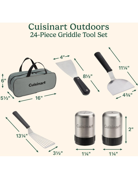 Juego de Herramientas para Plancha 24 Piezas Cuisinart