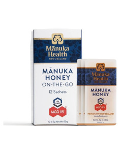 Miel de Manuka Health UMF 6+ MGO 115+ 12 Paquetes 59.83g