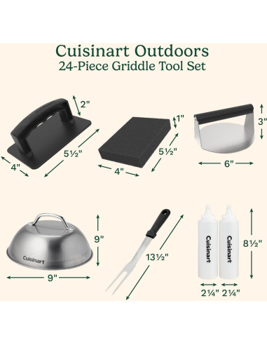 Juego de Herramientas para Plancha 24 Piezas Cuisinart