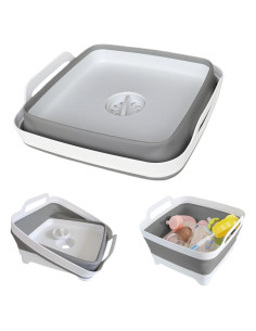 Fregadero Plegable GIMWA 9L Portátil para Camping y Biberones