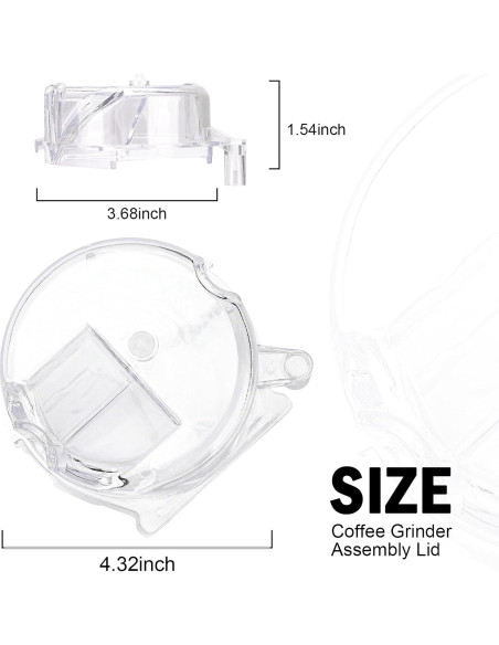 Tapa de Reemplazo DGB-500GLID para Molinillo Cuisinart