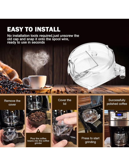 Tapa de Reemplazo DGB-500GLID para Molinillo Cuisinart