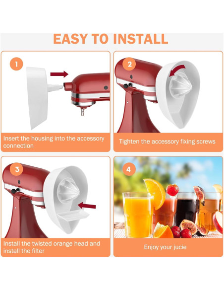 Accesorio exprimidor Kitchenaid 2 tamaños LOCOADCT