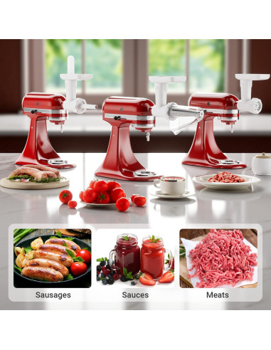 Colador y Picadora de Carne GVODE para Kitchenaid 1,19 kg