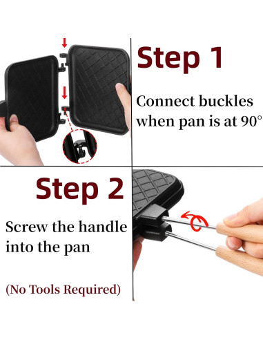 Sartén de Sándwich Caliente Pumtus 38x15 cm Antiadherente