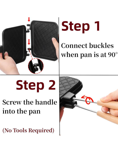 Sartén de Sándwich Caliente Pumtus 38x15 cm Antiadherente