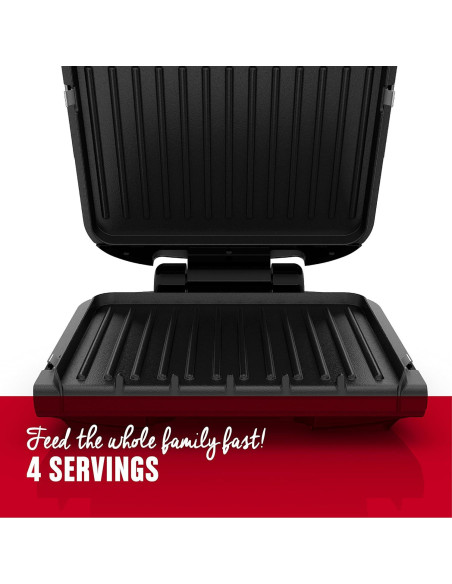 Parrilla Eléctrica George Foreman 4 Porciones Antiadherente