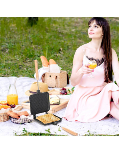 Sartén de Sándwich Caliente Pumtus 38x15 cm Antiadherente