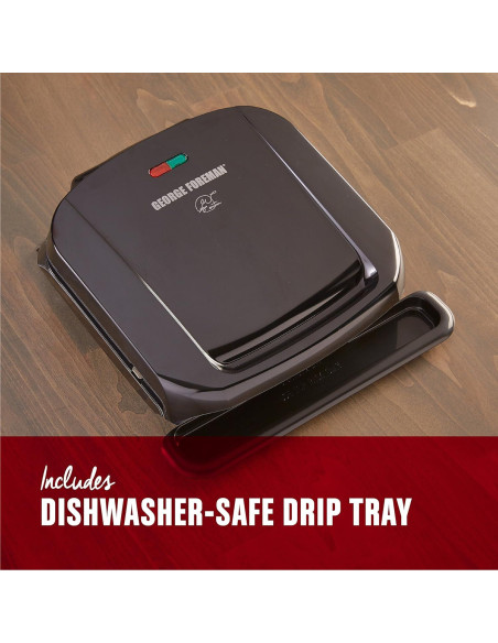 Parrilla Eléctrica George Foreman 4 Porciones Antiadherente