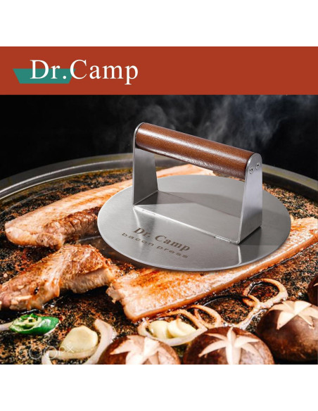 Prensa de hamburguesas de acero inoxidable 17.78 cm Foshan Prensa de hamburguesas de acero inoxidable 17.78 cm Foshan