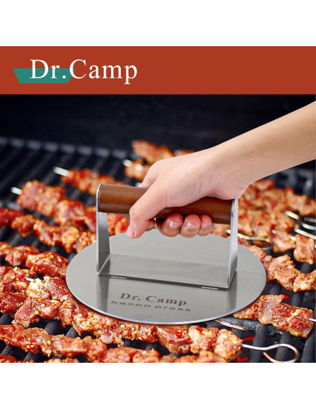 Prensa de hamburguesas de acero inoxidable 17.78 cm Foshan Prensa de hamburguesas de acero inoxidable 17.78 cm Foshan