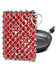 Estropajo de Hierro Fundido TEZZ - Limpiador de Sartenes