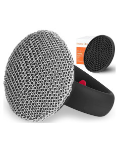 Cepillo Limpiador de Hierro Fundido Herda con Bandeja