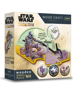Rompecabezas de Madera Trefl 160 Piezas Star Wars Mandaloriano 2