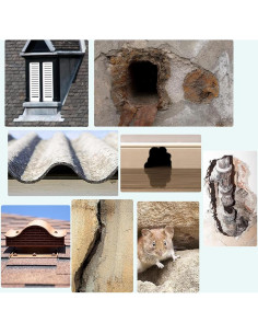 Lana de Acero para Control de Ratones Azuline - 30 pies 2