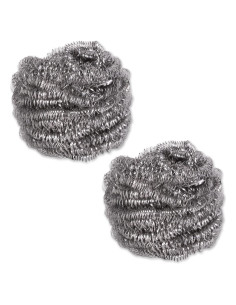 Estropajos de acero inoxidable RSVP International 2 piezas