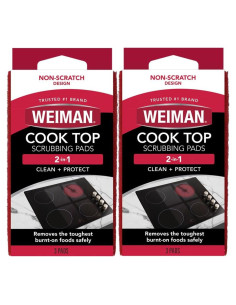 Almohadillas de limpieza Weiman para estufas, 6 unidades