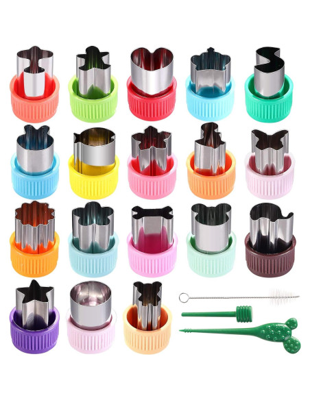 Juego de Cortadores de Verduras LAXIZAR 18 Piezas Mini