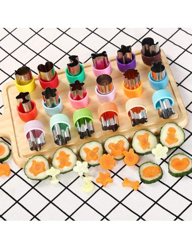 Juego de Cortadores de Verduras LAXIZAR 18 Piezas Mini