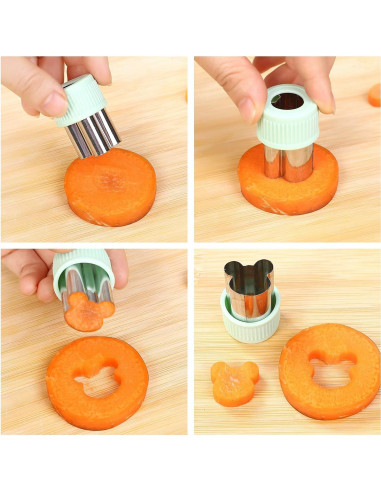 Juego de Cortadores de Verduras LAXIZAR 18 Piezas Mini