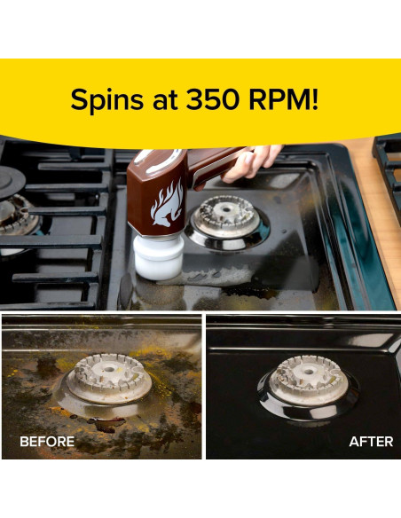 Limpiador Eléctrico Inalámbrico Ruby Horsepower 350 RPM Limpiador Eléctrico Inalámbrico Ruby Horsepower 350 RPM