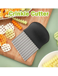 Cortador de Ondas JAYVAR de Acero Inoxidable para Verduras 2