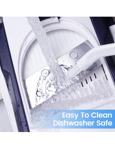 Cortador de Mandolina ZTQCSQ 5 en 1 Ajustable Azul