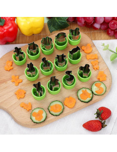 Cortadores de Galletas Mini 35 Piezas NUEVO VIVO Verde 2