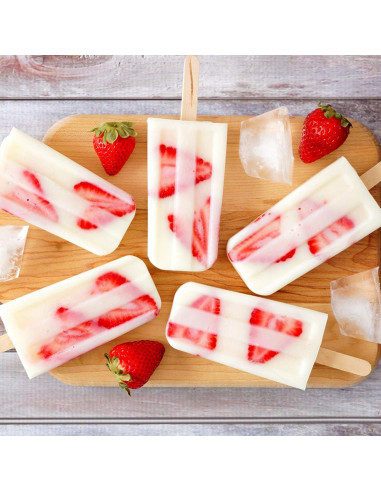 Moldes de Paletas de Silicona Ozera 10 Cavidades Verde