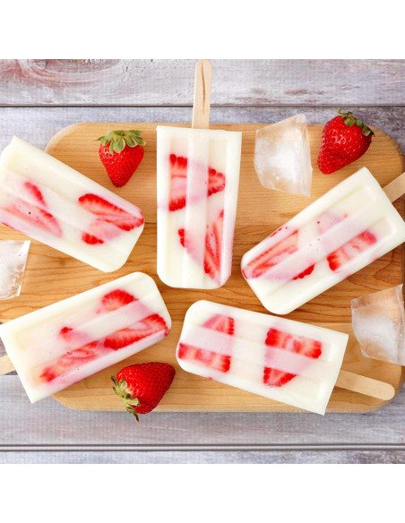 Moldes de Paletas de Silicona Ozera 10 Cavidades Verde