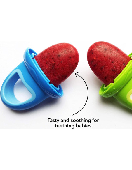 Moldes de Paletas Nuby 1 Paquete 4 Mangos Multicolor