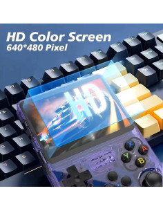 Consola de Juegos Retro Anbernic R36S 3.5" IPS 64GB Naranja 2