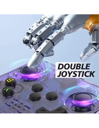 Consola de Juegos Retro Anbernic R36S 3.5" IPS 64GB Naranja