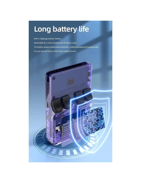 Consola de Juegos Retro Anbernic R36S 3.5" IPS 64GB Naranja