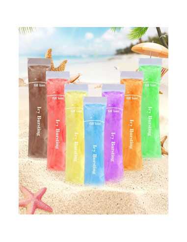 150 Bolsas Desechables Grvntot para Paletas de Hielo 236ml