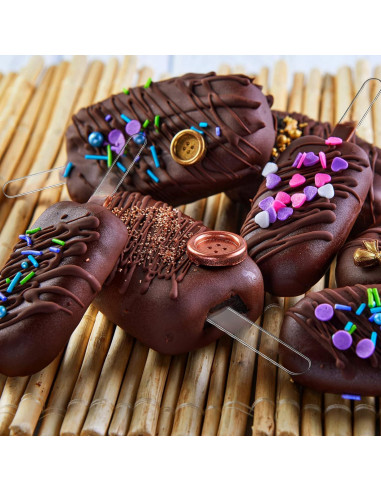 30 Palitos de Acrílico Reutilizables 15 cm Romooa