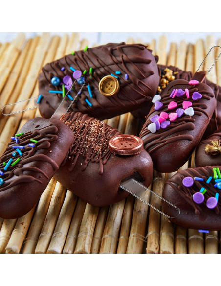 30 Palitos de Acrílico Reutilizables 15 cm Romooa